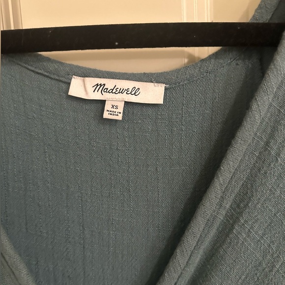 XS green/blue Madewell dress! - Picture 2 of 2